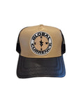 LEATHER GOLD TRUCKER
